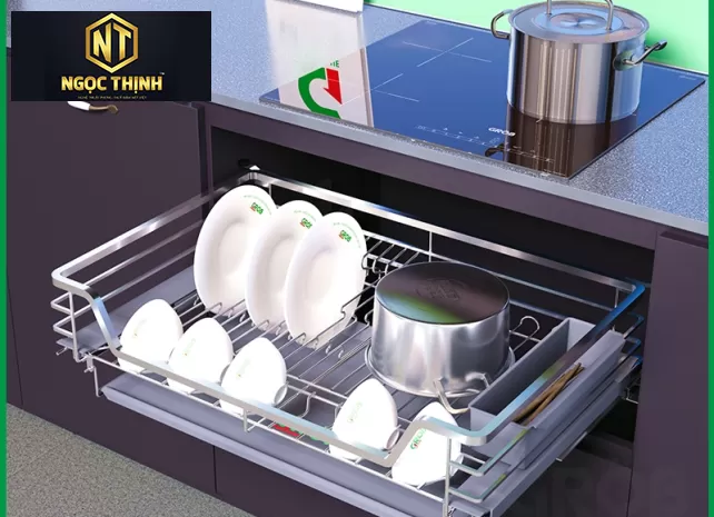 KỆ ĐỰNG BÁT ĐĨA ĐA NĂNG NAN VUÔNG INOX 304  tại Phú Thạnh KỆ ĐỰNG BÁT ĐĨA ĐA NĂNG NAN VUÔNG INOX 304  tại Phú Thạnh